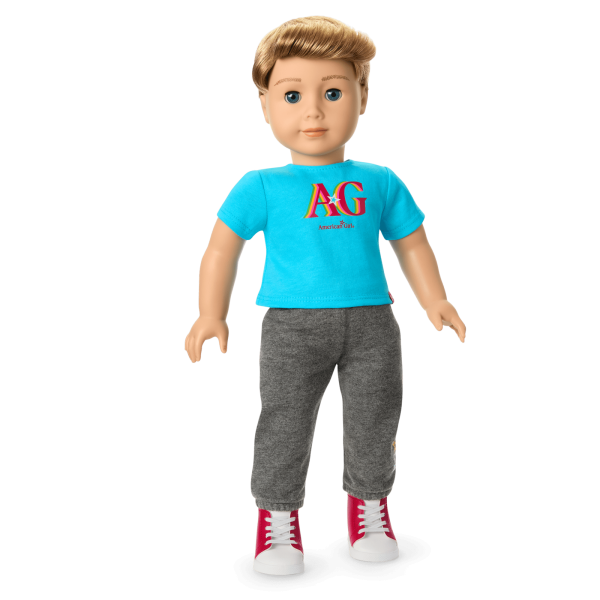 Truly Me™ 18-inch Doll #104 with straight caramel hair