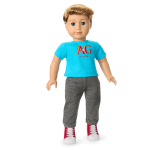 Truly Me™ 18-inch Doll #104 with straight caramel hair