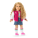 Truly Me™ 18-inch Doll #115 with curly blonde hair
