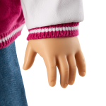 Truly Me™ 18-inch Doll #124 with straight black-brown hair