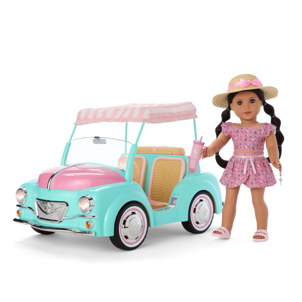 Raquel's™ Seaside Car for 18-inch Dolls (Girl of the Year™ 2026)