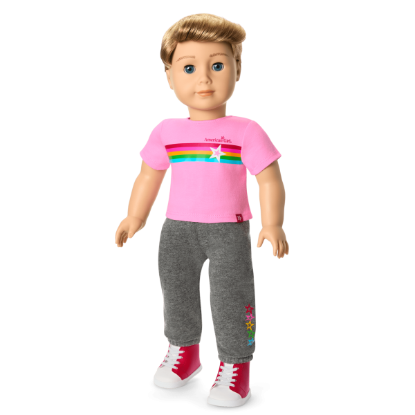 Truly Me™ 18-inch Doll #104 with straight caramel hair