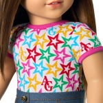 Truly Me™ 18-inch Doll #107 with straight brown hair