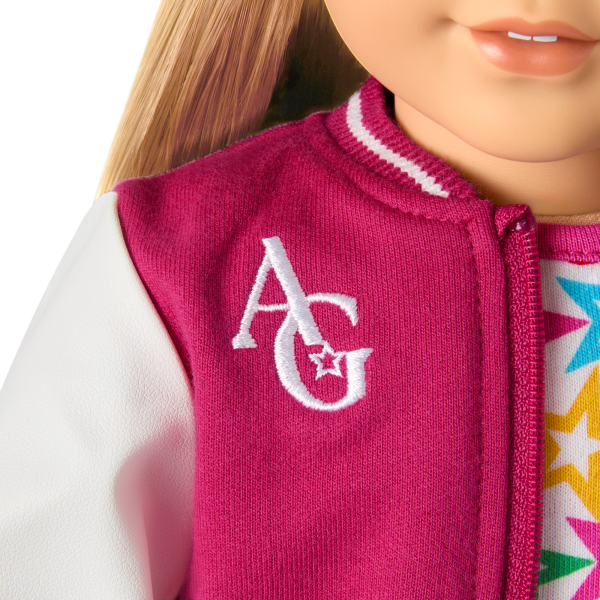 Truly Me™ 18-inch Doll #131 with straight blonde hair