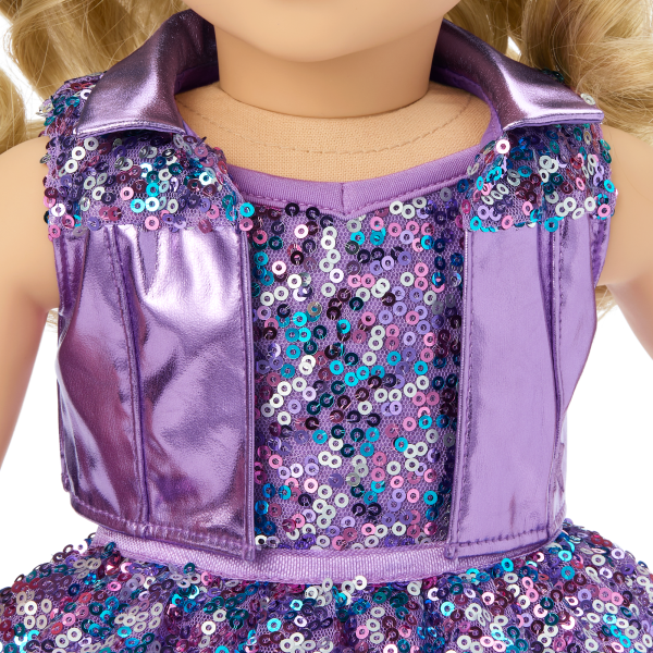 Truly Me™ #125 Doll & Dance All Day Set with curly blonde hair