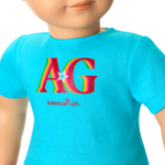 Truly Me™ 18-inch Doll #104 with straight caramel hair