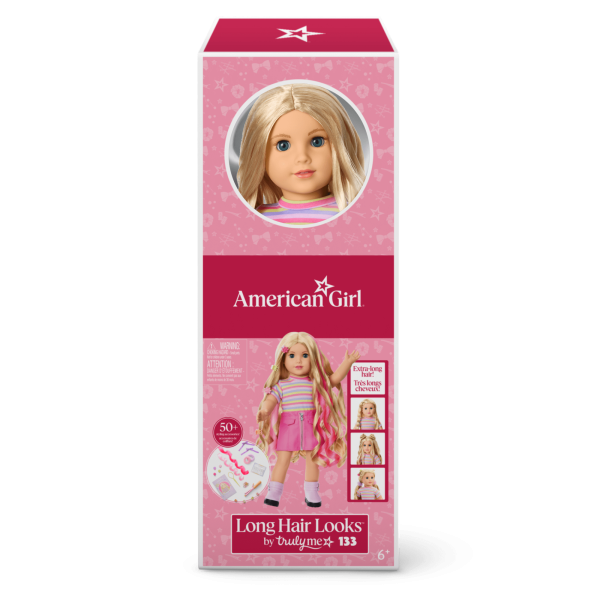 Long Hair Looks™ by Truly Me™ 18-inch Doll #133 & hair accessories
