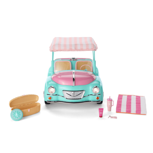 Raquel's™ Seaside Car for 18-inch Dolls (Girl of the Year™ 2026)