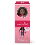 Truly Me™ 18-inch Doll #127 with curly dark-brown hair