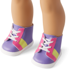 Truly Me™ 18-inch Doll #121 with curly dark-brown hair