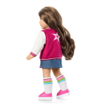 Truly Me™ 18-inch Doll #126 with wavy brown hair
