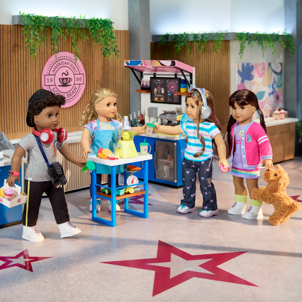 Truly Me™ 18-inch Doll #101 with wavy caramel hair