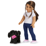 Shi-Poo Sweetie Dog for 18-inch Dolls & Fancy Pet Fashion Accessories