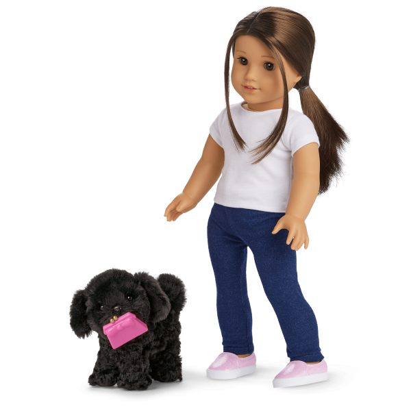 Shi-Poo Sweetie Dog for 18-inch Dolls & Fancy Pet Fashion Accessories