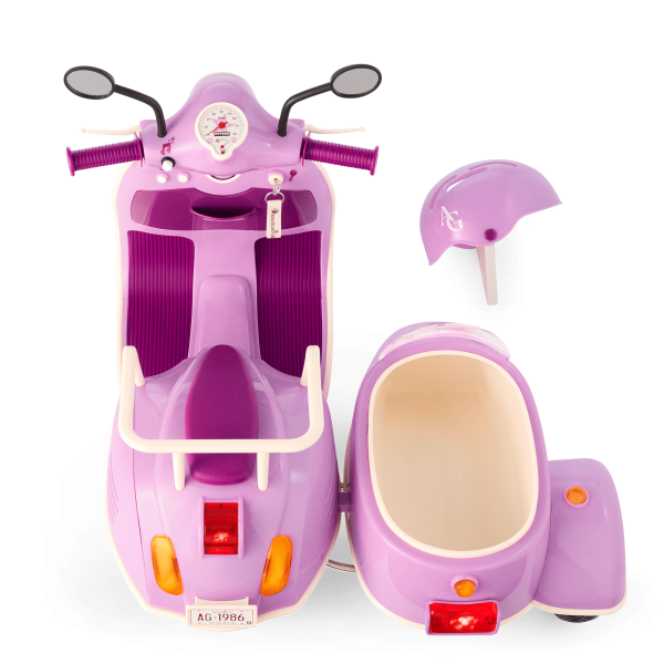 Hit the Road Scooter & Sidecar for 18-inch Dolls