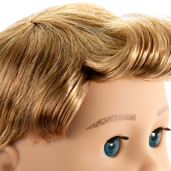 Truly Me™ 18-inch Doll #104 with straight caramel hair