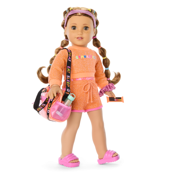 Lila's™ Gym Bag & Gear for 18-inch Dolls (Girl of the Year™ 2024)