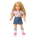 Truly Me™ 18-inch Doll #115 with curly blonde hair