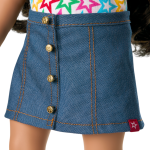 Truly Me™ 18-inch Doll #108 with curly black-brown hair