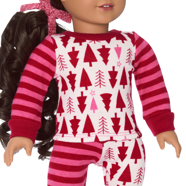 American Girl® x Hanna Andersson Holiday Treetops Pajamas for 18-inch Dolls