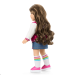 Truly Me™ 18-inch Doll #126 with wavy brown hair