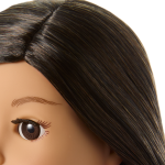 Truly Me™ 18-inch Doll #124 with straight black-brown hair