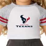 American Girl® x NFL Houston Texans Fan Tee for 18-inch Dolls