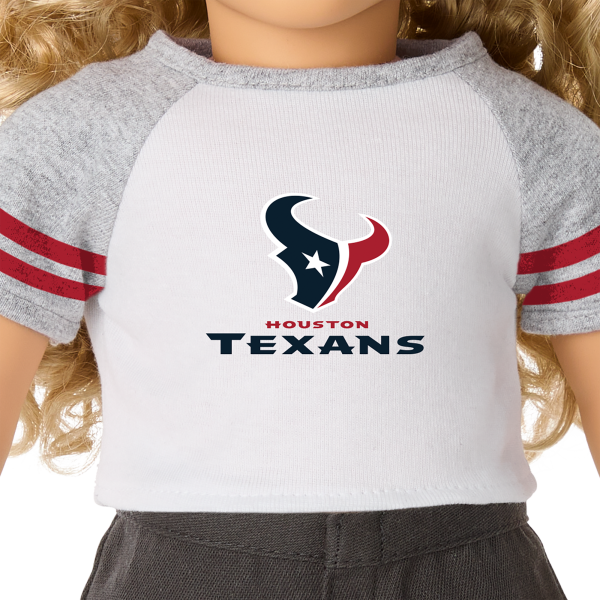 American Girl® x NFL Houston Texans Fan Tee for 18-inch Dolls