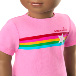 Truly Me™ 18-inch Doll #113 with curly dark-brown hair