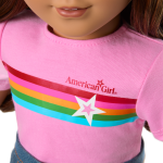 Truly Me™ 18-inch Doll #117 with wavy dark-brown hair