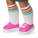 Truly Me™ 18-inch Doll #122 with straight dark-brown hair