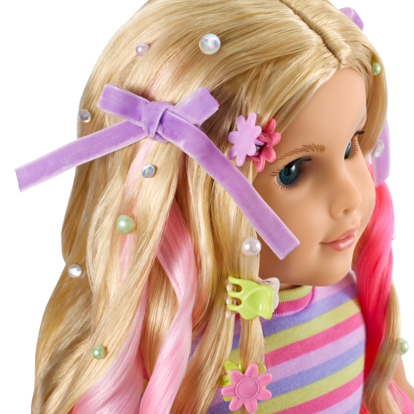 Long Hair Looks™ by Truly Me™ 18-inch Doll #133 & hair accessories