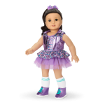 Truly Me™ #111 Doll & Dance All Day Set with wavy black-brown hair