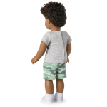 Truly Me™ 18-inch Doll #113 with curly dark-brown hair