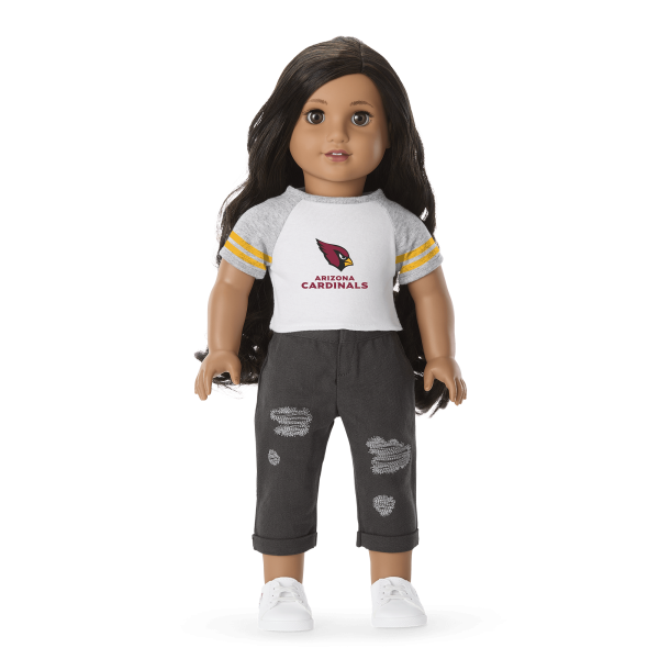 American Girl® x NFL Arizona Cardinals Fan Tee for 18-inch Dolls