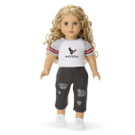 American Girl® x NFL Houston Texans Fan Tee for 18-inch Dolls