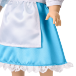 American Girl® Disney Princess Belle Blue Dress. Mrs. Potts. Chip & Accessories for 18-inch Dolls