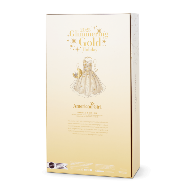 American Girl® 2025 Glimmering Gold™ Holiday Collector Doll
