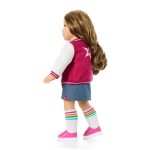 Truly Me™ 18-inch Doll #118 with curly caramel hair
