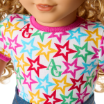 Truly Me™ 18-inch Doll #115 with curly blonde hair