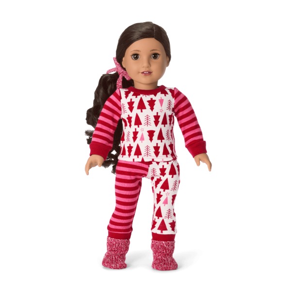 American Girl® x Hanna Andersson Holiday Treetops Pajamas for 18-inch Dolls