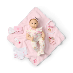 Bitty Baby® Doll #2 with brown hair Care & Play Set