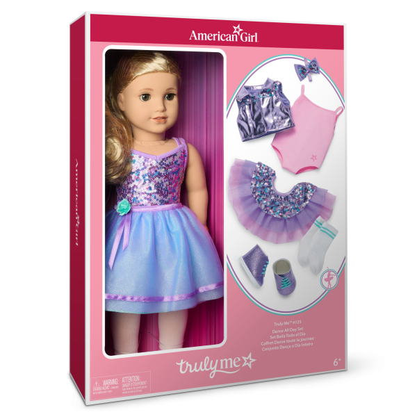 Truly Me™ #125 Doll & Dance All Day Set with curly blonde hair