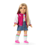Truly Me™ 18-inch Doll #131 with straight blonde hair