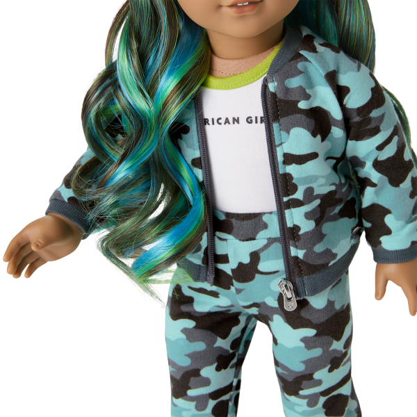 Truly Me™ 18-inch Doll #89 with wavy dark-brown hair