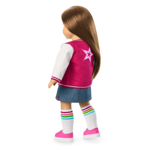 Truly Me™ 18-inch Doll #107 with straight brown hair