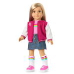 Truly Me™ 18-inch Doll #131 with straight blonde hair