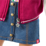 Truly Me™ 18-inch Doll #124 with straight black-brown hair