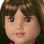 Truly Me™ 18-inch Doll #122 with straight dark-brown hair