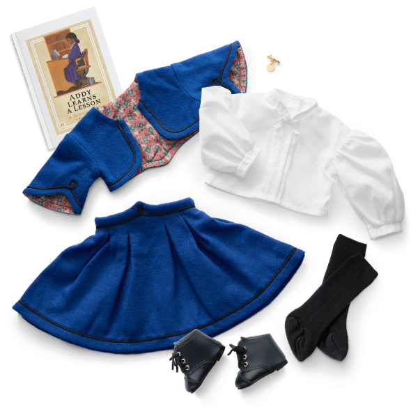 Addy's™ School Outfit & Book (Historical Characters)